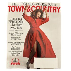Town and Country Magazine March 2026 The Legends and the OGs Sandra Bernhard